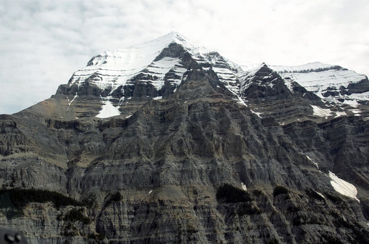 12 Mount Robson South Face From Helicopter On Flight To Robson Pass